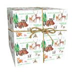 Baby's 1st Christmas Forest Animals Personalised Wrapping Paper