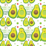 Avocado Valentines Personalised Wrapping Paper