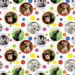 Wild Animals Personalised Birthday Wrapping Paper