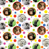 Wild Animals Personalised Birthday Wrapping Paper
