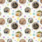 Cute Baby Animals Personalised Birthday Wrapping Paper