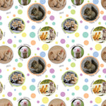 Cute Baby Animals Personalised Birthday Wrapping Paper