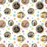 Cute Baby Animals Personalised Birthday Wrapping Paper