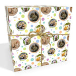 Cute Baby Animals Personalised Birthday Wrapping Paper