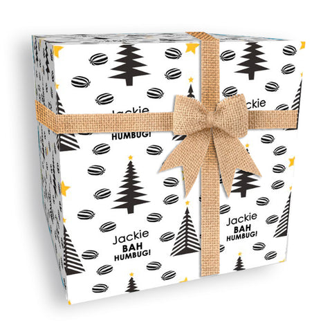 Bah Humbug! Personalised Christmas Wrapping Paper