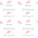 Bridesmaid Wedding Personalised Wrapping Paper