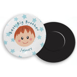 Best Big Brother Personalised Birthday Badge, Mirror or Magnet