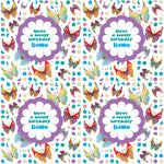 Butterflies Personalised Birthday Wrapping Paper