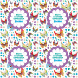 Butterflies Personalised Birthday Wrapping Paper