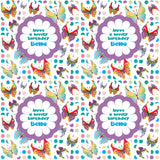 Butterflies Personalised Birthday Wrapping Paper