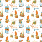 Candle Personalised Birthday Wrapping Paper