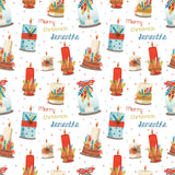 Candle Personalised Christmas Wrapping Paper