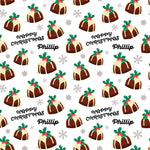 Christmas Pudding Personalised Wrapping Paper