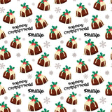 Christmas Pudding Personalised Wrapping Paper