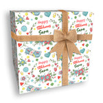 Crochet Happy Stitchmas Personalised Christmas Wrapping Paper