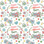 Crochet Happy Stitchmas Personalised Christmas Wrapping Paper