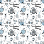 Crochet Cats Personalised Christmas Wrapping Paper