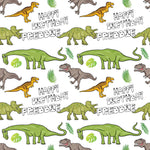 Dinosaurs Personalised Birthday Wrapping Paper