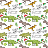 Dinosaurs Personalised Christmas Wrapping Paper