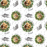 Door Mouse Personalised Christmas Wrapping Paper