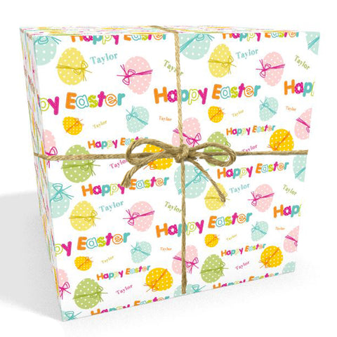 Easter Eggs Personalised Wrapping Paper