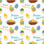 Easter Chicks Personalised Wrapping Paper