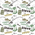 Fishing Father's Day Personalised Wrapping Paper