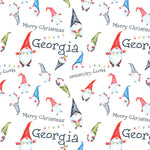 Gnomes Gonk Christmas Personalised Wrapping Paper