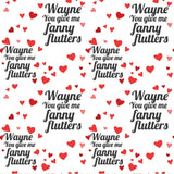 Fanny Flutters Valentines Personalised Wrapping Paper