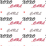 Xoxo Valentines Anniversary Personalised Wrapping Paper