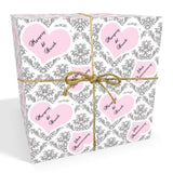 Wedding Anniversary Personalised Wrapping Paper- Add Names and Years Married