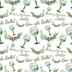 Gin-gle Bells Personalised Christmas Wrapping Paper