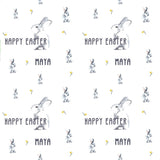 Grey Bunnies Easter Personalised Wrapping Paper