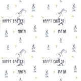 Grey Bunnies Easter Personalised Wrapping Paper