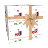 Guitar Personalised Christmas Wrapping Paper