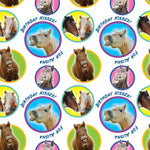 Horse Kisses Personalised Birthday Wrapping Paper