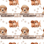 Labradoodle Dog Personalised Birthday Wrapping Paper