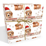 Labradoodle Dog Personalised Christmas Wrapping Paper