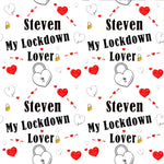 Lockdown Lover Personalised Wrapping Paper