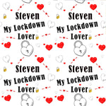 Lockdown Lover Personalised Wrapping Paper