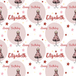 Mannequin Personalised Birthday Wrapping Paper