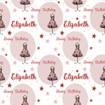 Mannequin Personalised Birthday Wrapping Paper