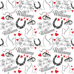 Wedding Day Mr and Mrs/Mr and Mr/Mrs and Mrs Doves Personalised Wrapping Paper