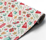 Sweets Personalised Christmas Wrapping Paper