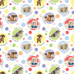 Puppies Personalised Birthday Wrapping Paper