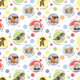 Puppies Personalised Birthday Wrapping Paper