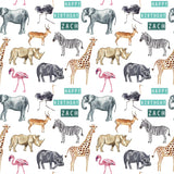 Safari Personalised Birthday Wrapping Paper