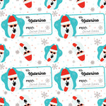 Secret Santa Christmas Personalised Wrapping Paper - Large Sheet