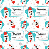 Secret Santa Christmas Personalised Wrapping Paper - Large Sheet