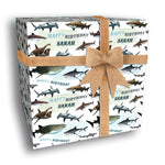 Shark Personalised Birthday Wrapping Paper